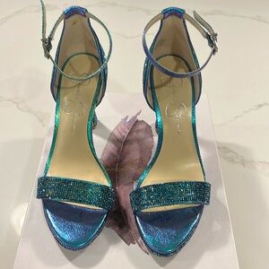 Jessica Simpson mermaid shoes sz 8